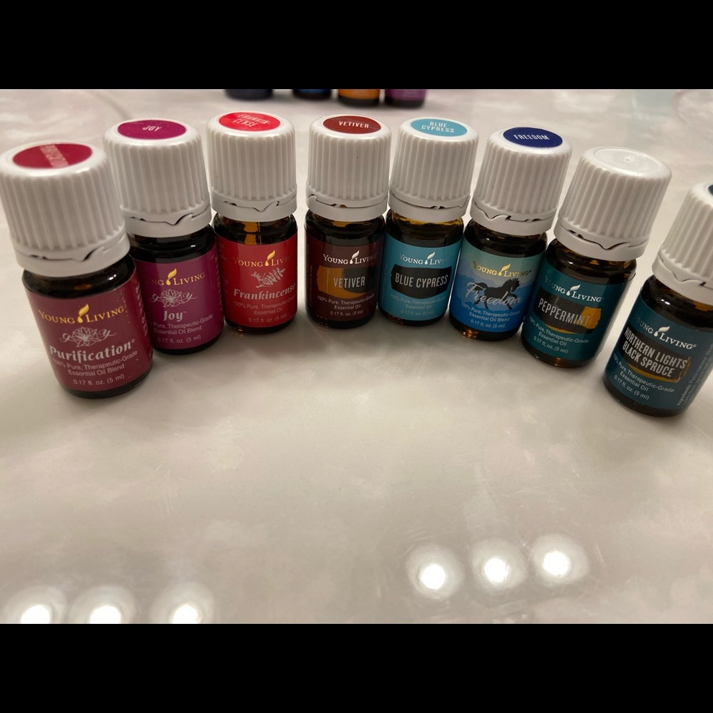 New, never opened young living essential oil lot